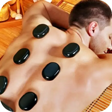 Hot Volcanic Stone Massage – Back