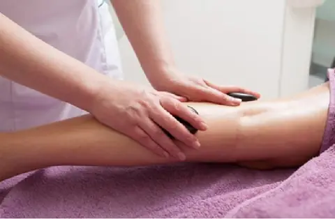Hot Volcanic Stone Massage – Legs